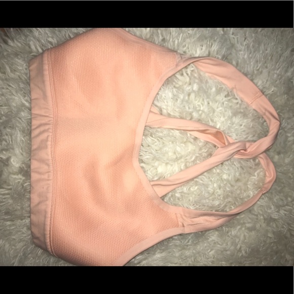 Aerie sports bra NWOT size small pink/peach color - Picture 5 of 5
